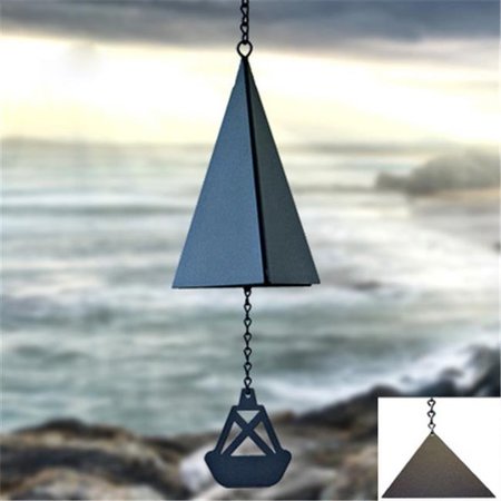 NORTH COUNTRY WIND BELLS INC North Country Wind Bells  Inc. 122.5040 Portsmouth Harbor Bell with black triangle wind catcher 122.504